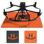 Drone Landing Pad Weighted Large,CYNOVA Waterproof Collapsible Foldable 40-inch Landing Pad for DJI Matrice 30T Worry-Free Plus/MATRICE 300 RTK/Phantom 4 RTK SE/Mavic 2 Enterprise Advanced