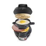 Hamilton Beach 25477 Breakfast Electric Sandwich Maker, Black