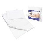 Baby Comfort Duvet and Pillow Set 120x90 cm for Baby Cot Bed White