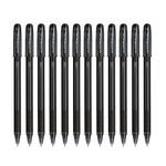 Uniball SX 101 Ball Pen - Black Body, Black Ink (Pack of 12)