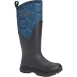 Muck Boots Women's Arctic Sport II Tall Fleece Lined Waterproof Pull on Boot, Navy, 6