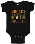 The Shirt Den Uncle's Future Hunting Buddy Baby One Piece 6 mo Black