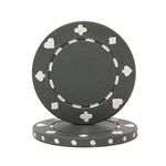 Brybelly 50 Suited 11.5 Gram Poker Chips (Gray)