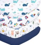 Plushii 4 Pack Fitted Crib Sheets f