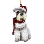 Christmas Ornaments - Xmas Miniature Schnauzer Holiday Dog Ornaments - Christmas Decorations