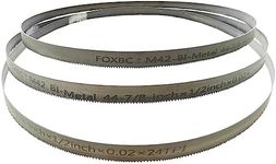 FOXBC 44-7/8-inch Bandsaw Blades 24 TPI, 44-7/8" x 1/2" x .020", Replacement for DeWalt DW3984, Milwaukee 48-39-0531 Portable Band Saw, 3-Pack