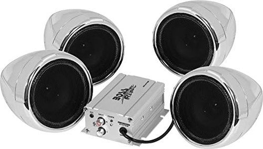 BOSS Audio MC470B 1,000-Watt Amplified Motorcycle/All-Terrain Speaker & Amp System (Bluetooth(R) Audio Streaming)