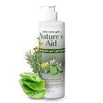 Nature's Aid Original Skin Gel: Award-Winning Multipurpose Skin Gel Formula Featuring Aloe Vera Gel Extract - 3X Factor. Works for After Sun Care, Dry, Flaky & Itchy Skin, Facial Acne, Skin Rashes, Bug Bites & Stings. For Face, Skin & Hair. 500ml