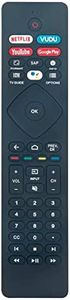 Replace Voice Remote Compatible with Philips Smart LED TV 4K Ultra HD (2160p) Android Smart LED TV URMT47CND0 65PFL5766/F7 55PFL5766/F7 43PFL5766/F7 32PFL5505/F7 50PFL5766/F7 50PFL5604/F7 75PFL5604/F7