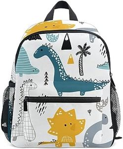 Mochila escolar para niños con correa en el pecho, coloridos unicornios, bolsa para libros para niños y niñas, Mochila infantil, Blanco