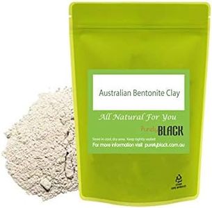 purelyBlack Australian Bentonite Clay Food Grade for Detoxifying Facial Mask Organic (200g)