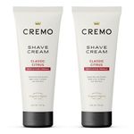 Cremo Original Shave Cream, Astonishingly Superior Smooth Shaving Cream Fights Nicks, Cuts And Razor Burn, 6 FL oz., 2-Pack