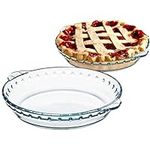ZYER Mini Glass Pie Plate for Bakin