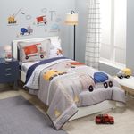 Bedtime Originals Construction Zone Twin Quilt & Pillow Sham Set