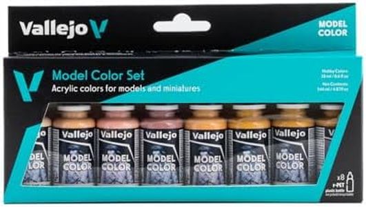 70124 Model Colour Face & Skintones 8 Colour Acrylic Paint Set