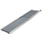 PetSafe Happy Ride Telescoping Dog Ramp - Portable Lightweight Pet Ramp - Ideal for Cars, Trucks and 4X4s, Durable Aluminium Frame Supports Up to 180 kg, Side Rails and High-Traction Surface Design