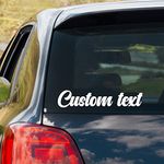 Design Your Own Custom Vinyl Lettering Decal Sticker - 20 Fonts & 20 Colors - Car, Business, Boat, Truck, Door, Trailer, Windshield - Personalized Stickers, Names, Numbers, Window Decals & More