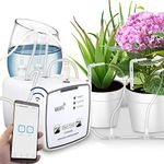 Remote Control WiFi Drip Irrigation Kit, AvviKro Automatic Watering System for Potted Plants Up to 20, Plant Waterer Devices with Auto/Manual/Delay Watering Mode via APP