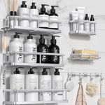 YASONIC Shower Caddy, 6 Pack Large 
