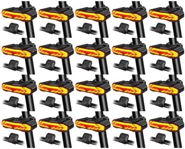 USUPERINK Anti-Theft Smart Bicycle Taillight,Bicycle Tail Light,Bike Tail Light Rechargeable,6 Light Modes,Safety Warning Light,Waterproof,for Bicycles, Electric Bicycles,Electric Vehicles,20pk