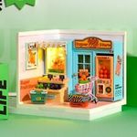 Rolife 1:24 Miniature Dollhouse with Furniture Craft Kits Unique Gift for Adults