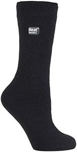 HEAT HOLDERS Lite - Ladies Thin Winter Thermal Socks in 10+ colours 4-8 UK (4-8, Black)
