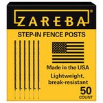 Fi-Shock A-48B 4 ft. Black Step-In Fence Post - 50 Posts Included