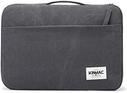 Kinmac 360° Protective 13 inch-13.5 inch Waterproof Laptop Case Bag Sleeve with Handle for 13.3" MacBook Air | 13" MacBook Pro Retina and 13.3 inch 13.5 inch Laptop (Grey)