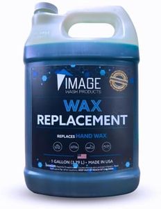 Image Wash Products Wax Replacement (Foamable) - Protectant for Any Size Vehicle. Foam On/Rinse Off (128oz)