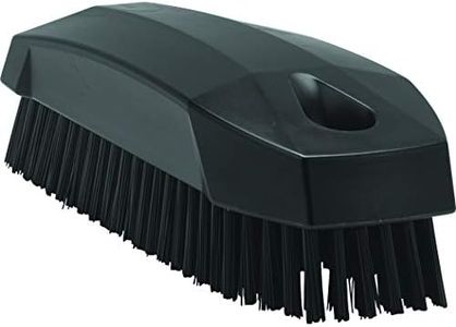 Vikan - Higiene - Cepillo para uñas - Fibras duras - 130mm - Negro