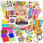 Original Stationery Jumbo Playdate Craft Kit, Over 1000 Fun Arts & Crafts Supplies to Make Slime Art & Kids Crafts, Ultimate Craft Set for Crafty Kids