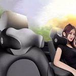 Abhsant Car Neck Cushion, Neck Pad, Memory Foam,U-Shaped Pillow, Neck Supporter, Nap Pillow, Breathable, Drive, Travel, Long Driving, Gaming Chair, Cervical Support, Water Washable, Easy Installation