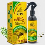 Repl™ Wasp Repellent and Fruit Fly Repellent Spray| Organic and Herbal Wasp Repellent | Natural Pest Repellent For Wasp, House Fly and Bees | Anti Wasp Spray for Home and Outdoor Use | 250 ml