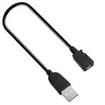 AFUNTA USB 2.0 Micro 5 Pin Female to Standard USB Male Extension Cable for Data Transfer -5 inch