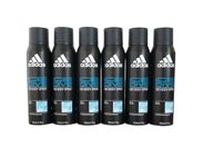 6x Adidas Ice Dive Deodorant Body Spray 6Ã © R 150 ml