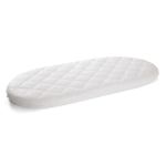 Microfibre Hypoallergenic Quilted Baby Fully Breathable Value Oval Mattresses Will Fit Mamas & Papas and Mothercare Moses Baskets (74 X 35 X 4 CM)