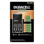 Duracell Rechargeable AA and AAA Batteries With Charger Pre Charged