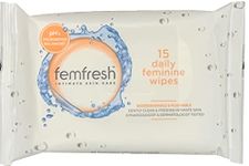 Femfresh 15 Intimate Hygeine Wipes x 12 Packs