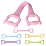 HACER Silicone Yoga Pull Rope Chest Expander Silicone Resistance Bands Fitness Elastic Stretch Body Construction for Slimming