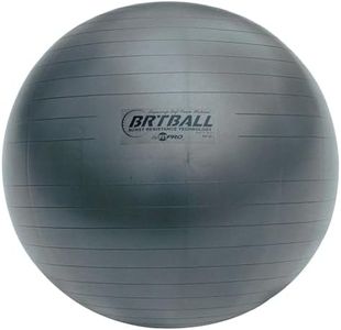 Champion Sports 53CM FITPRO BRT Training & Exercise Ball, Grey