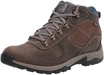 Timberland Women's Mt Maddsen Mid Leather Waterproof Hiking Boot, Medium Grey, 9