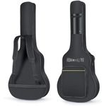 Full Size Acoustic Guitar case acoustic guitar bag Waterproof Padded Guitar Cover Classical Guitar Bag acoustic guitar gig bag, Protective Backpack Carry Case Holder 40 41 Inches” Shoulder Straps