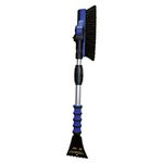 Petex 4602 46020000 Snow Brush/Ice-Scraper with Rubber Lip 90° Swivelling Telescopic Handle Bar