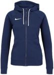 NIKE Women's W Nk FLC Park20 Po Hoodie Jacket Sweatshirt Navy/Blue/Blue