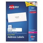 Avery 5961 Laser Labels, Mailing, 1-Inch X4-Inch, 5000/Bx, White