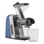 Omega MM400BL Medical Medium Celery Juicer, BPA Free, Slow Masticating High Juice Yield with Wide Mouth Chute, 200-Watt, Blue