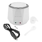 12v Rice Cooker,Electric Car Cooker 100w 1.3 L Electric Portable Multifunctional Mini Food Steamer,12v Cooker for Travel Car(White)