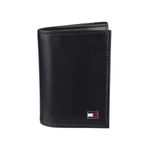 Tommy Hilfiger Men's Oxford Slim Credit Card Trifold, Black