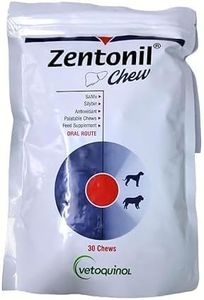 Vetoquinol Zentonil Liver Support/Hepatic Chews for Dogs & Cats, 15 Chews