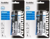 Araldite | Standard 2-Part Epoxy Resin Glue | Ultra Strong, Multipurpose & Solvent-Free Adhesive Works as Ceramic, Plastic, Metal, Jewellery & Glass Glue | For Durable Bonding & Repairs | 15ml